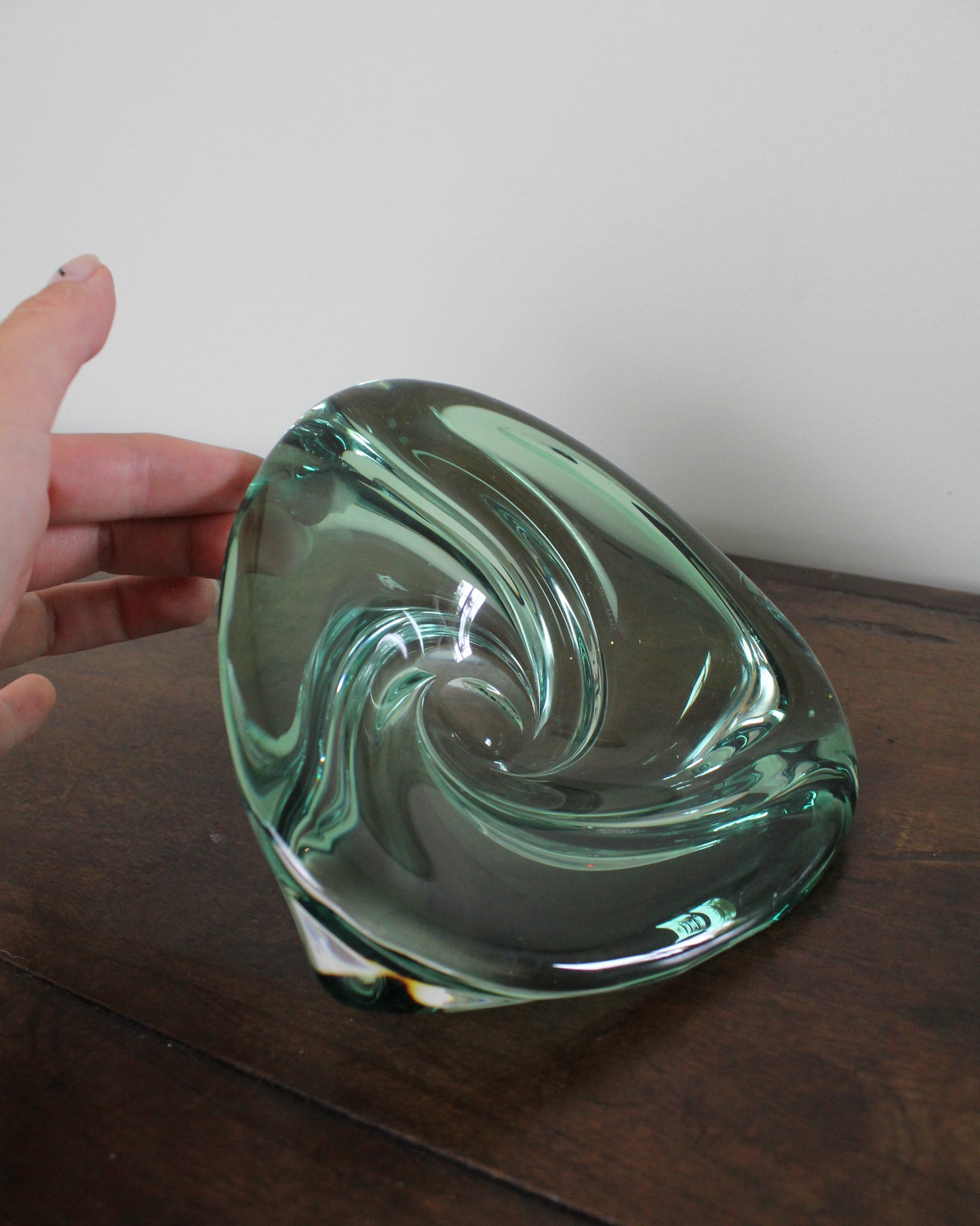 Green Swirl Bowl