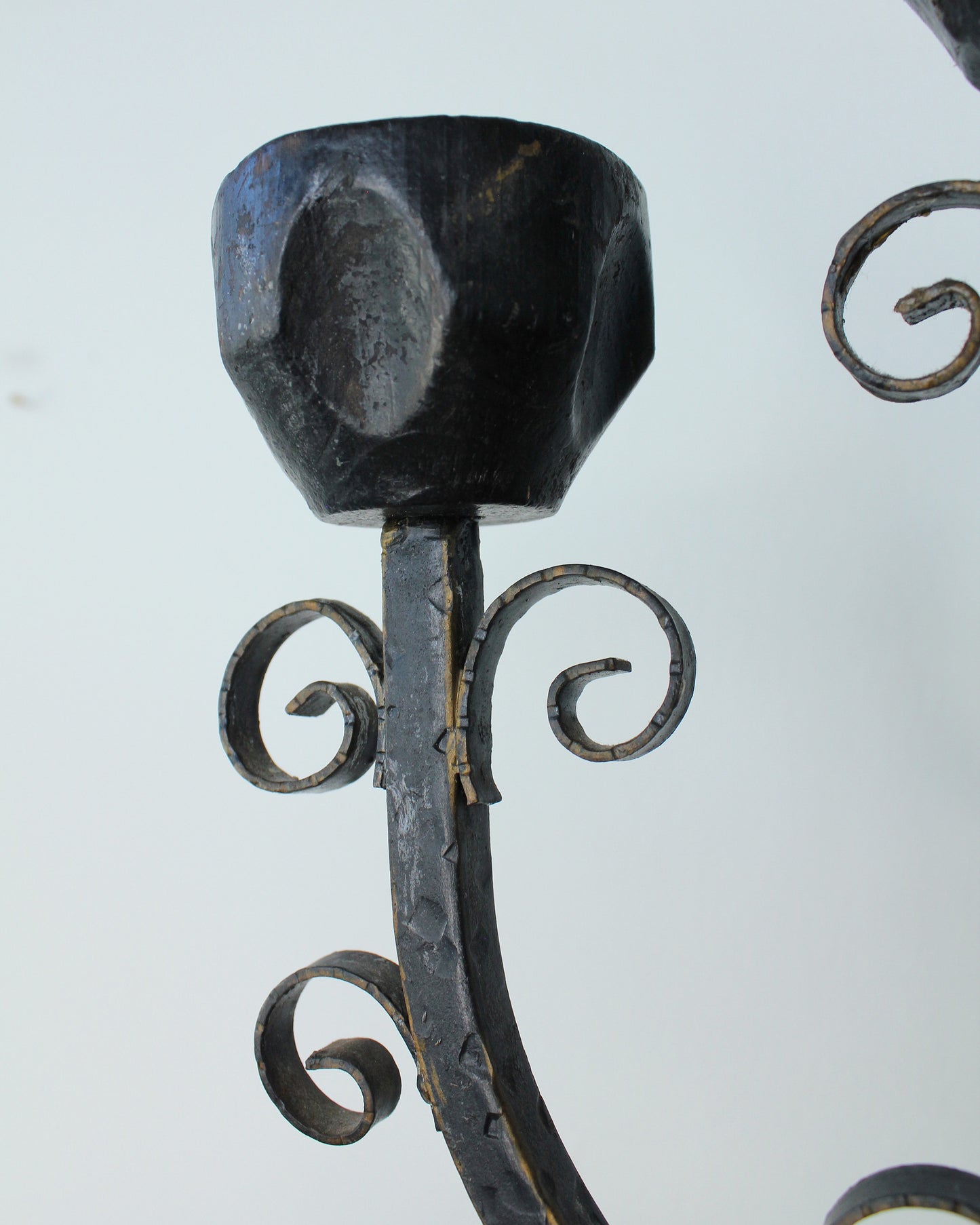 Carved and Swirled Candelabra