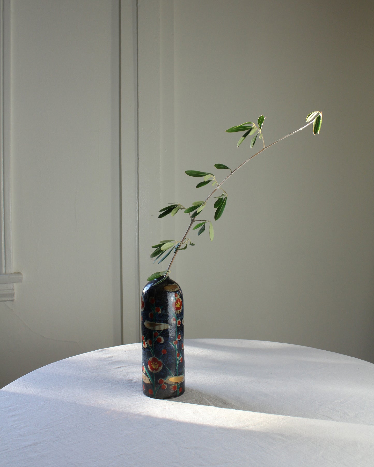 Mid Century Floral Vase