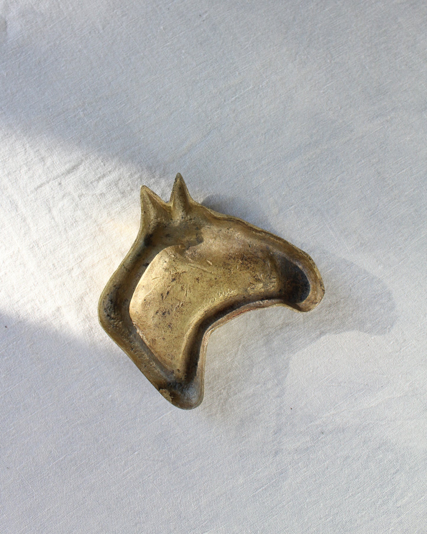 Horse Head Brass Dish