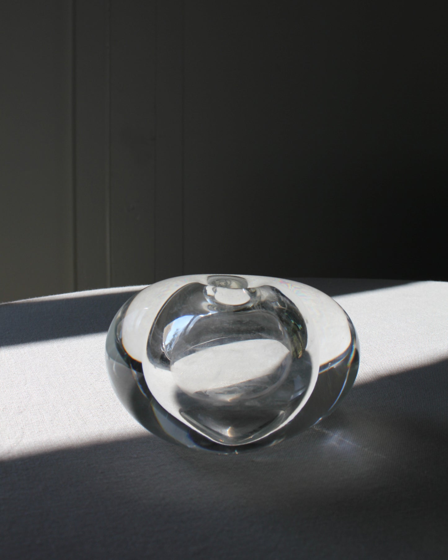Oval Glass Bud Vase