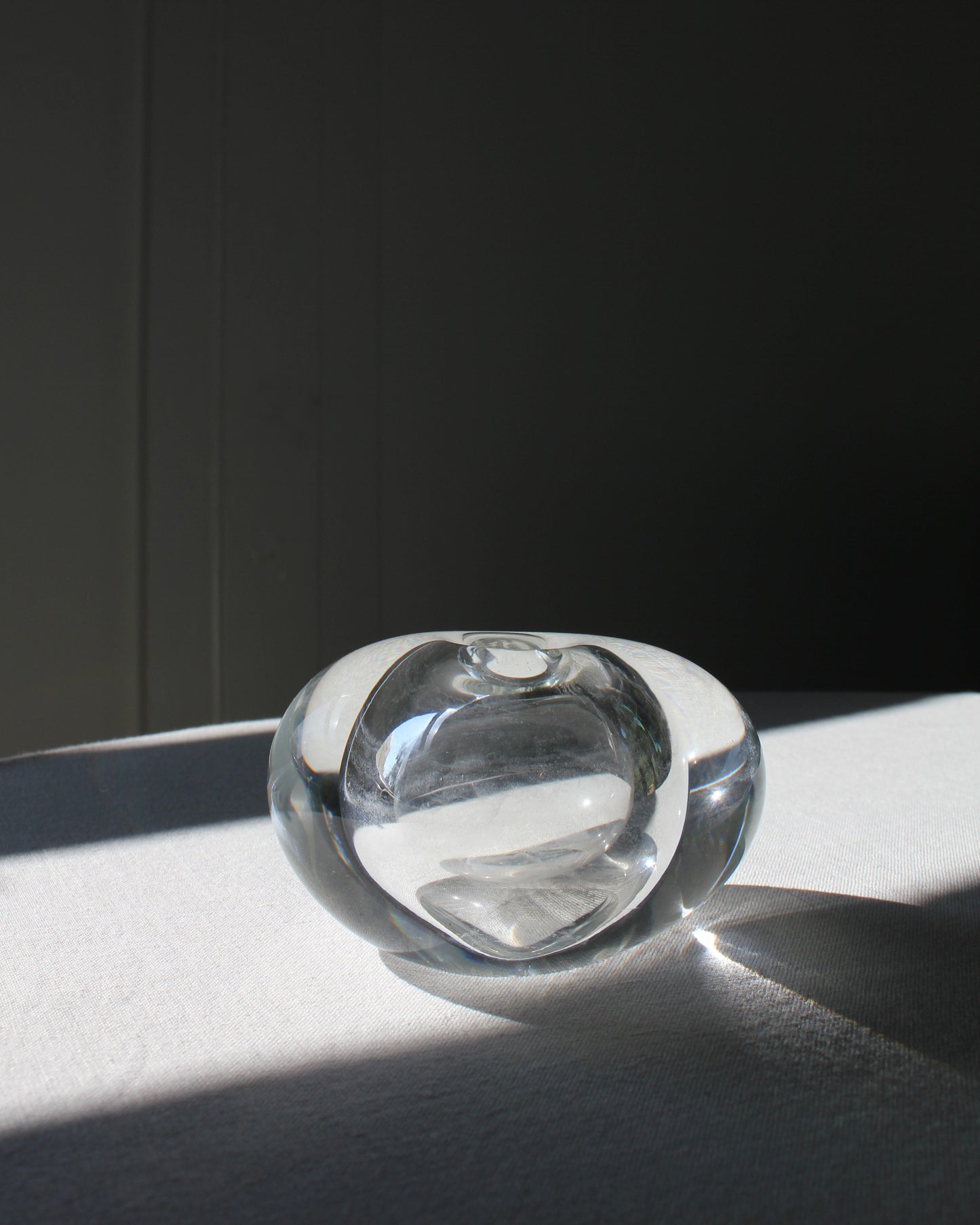 Oval Glass Bud Vase