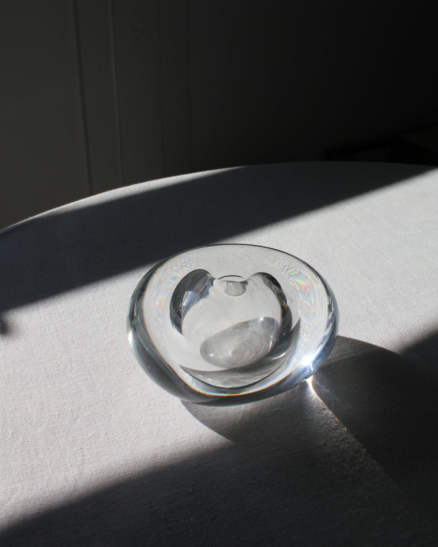 Oval Glass Bud Vase