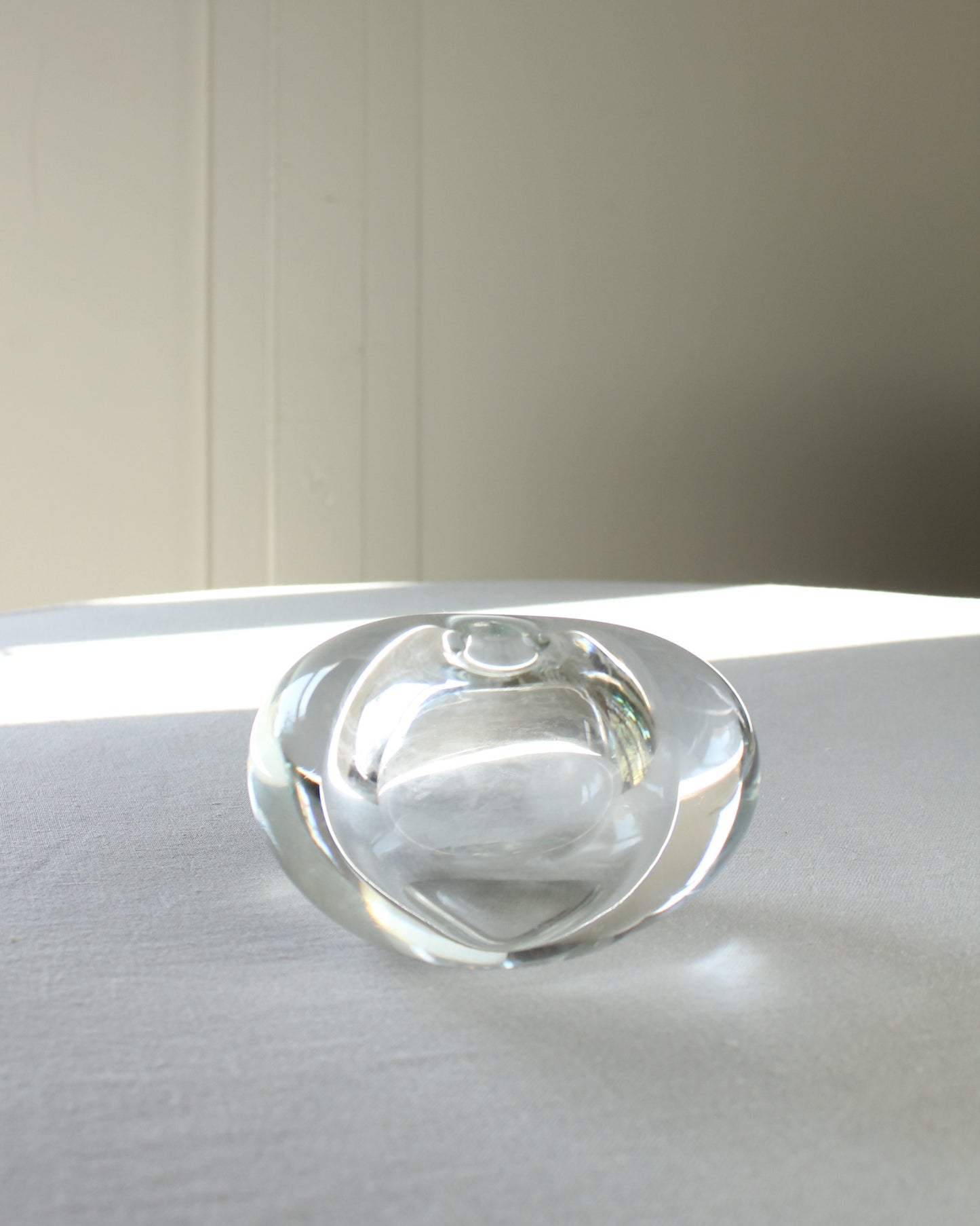 Oval Glass Bud Vase