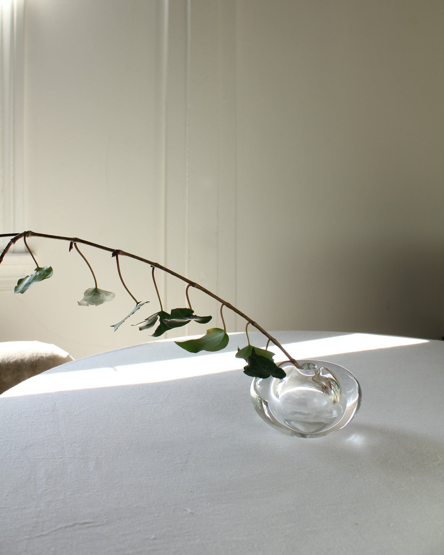 Oval Glass Bud Vase