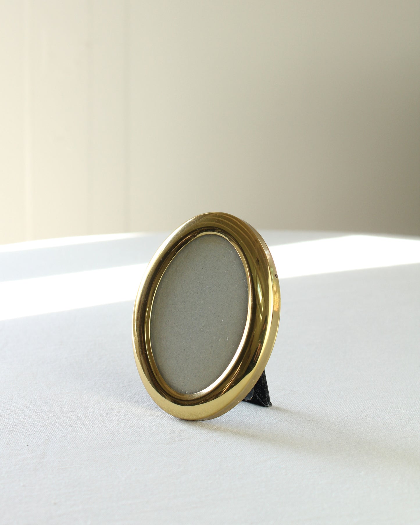 Oval Brass Photo Frame