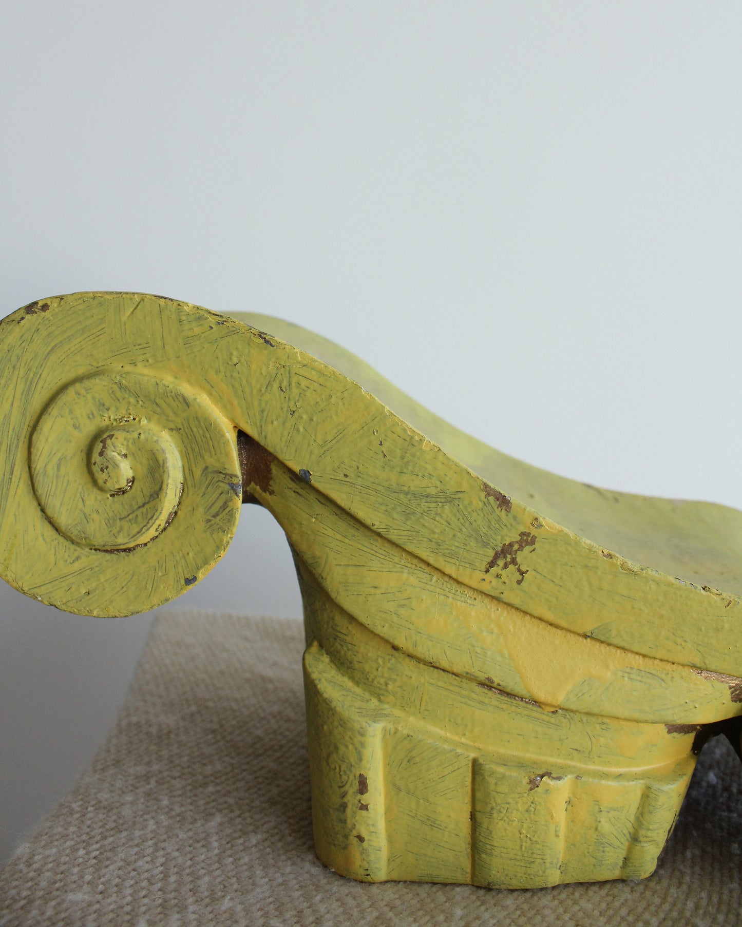 Ionic Yellow Column Capital