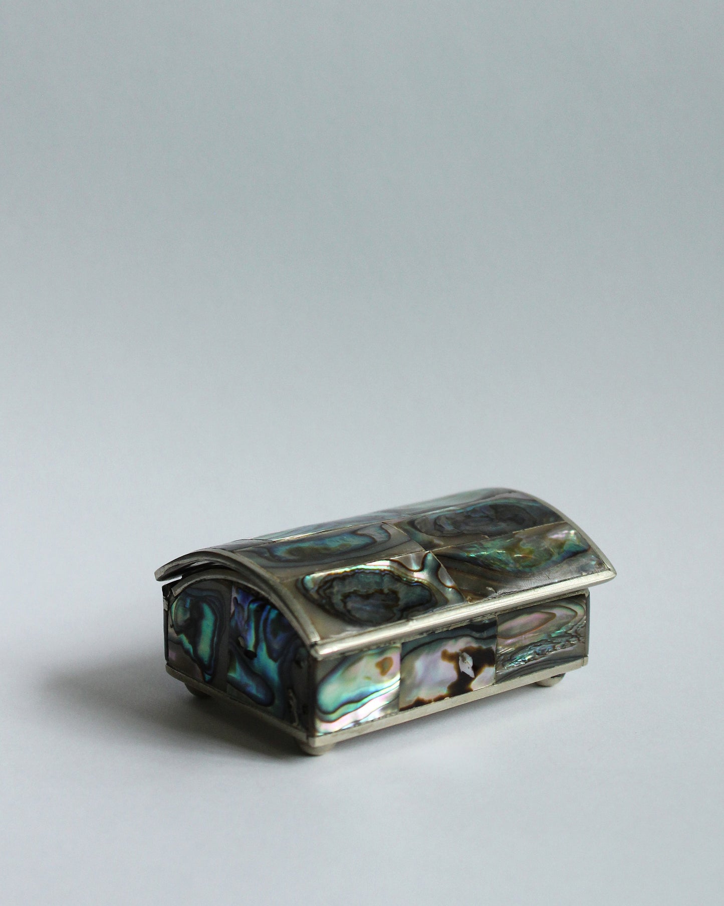 Sterling Silver & Abalone Trinket Chest