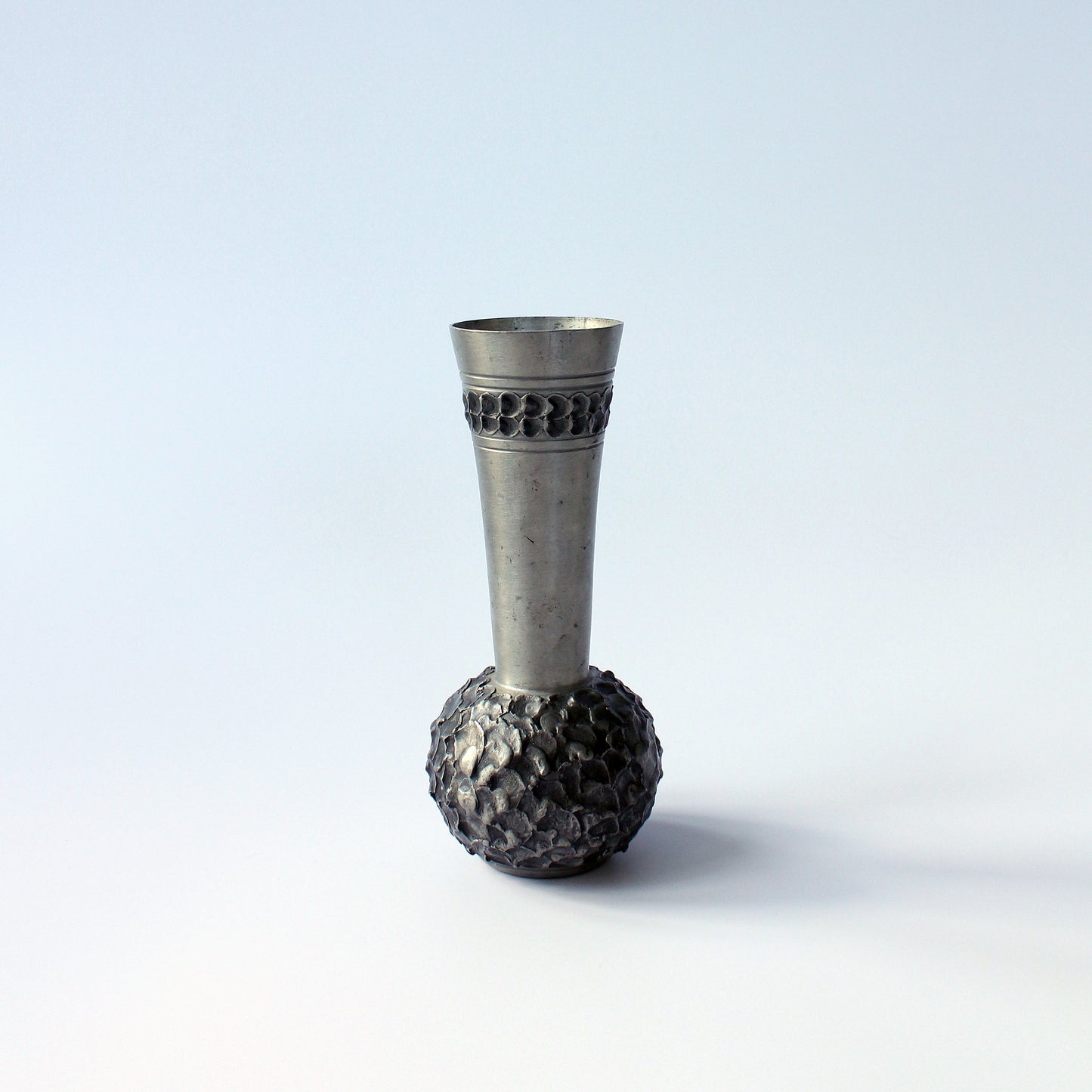 Norwegian Pewter Bud Vase