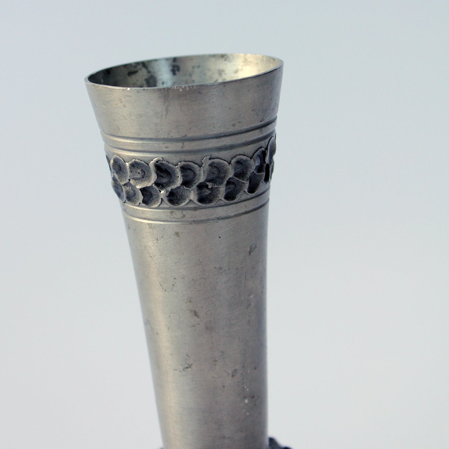 Norwegian Pewter Bud Vase