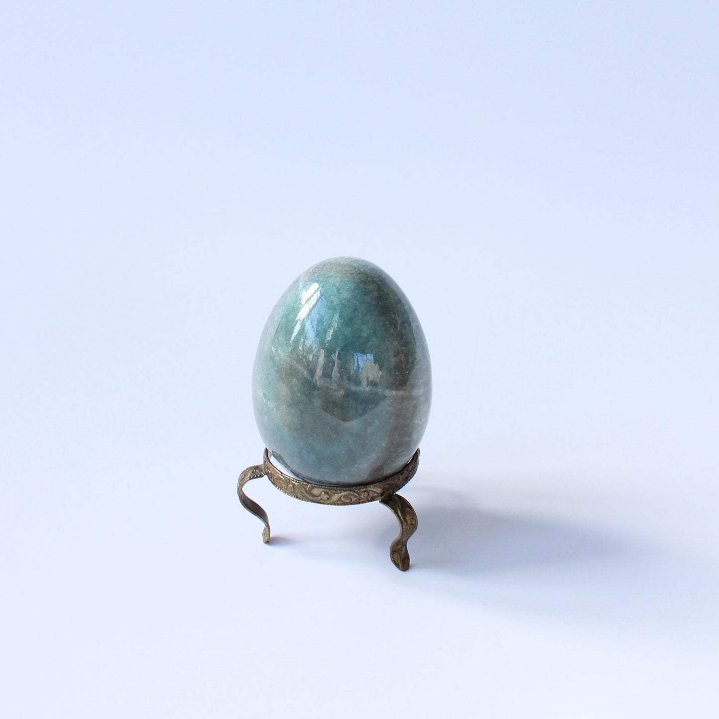 Aquamarine Quartz Egg
