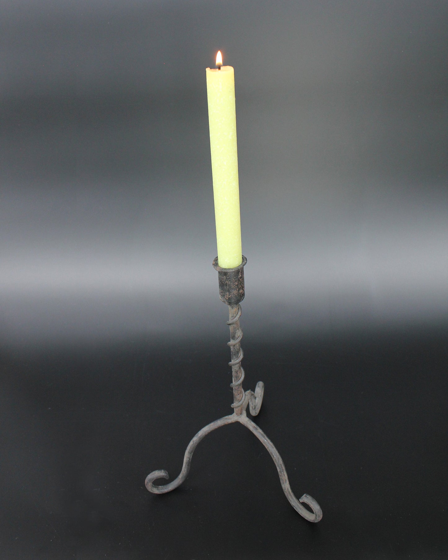 Twisted Iron Candle Stick
