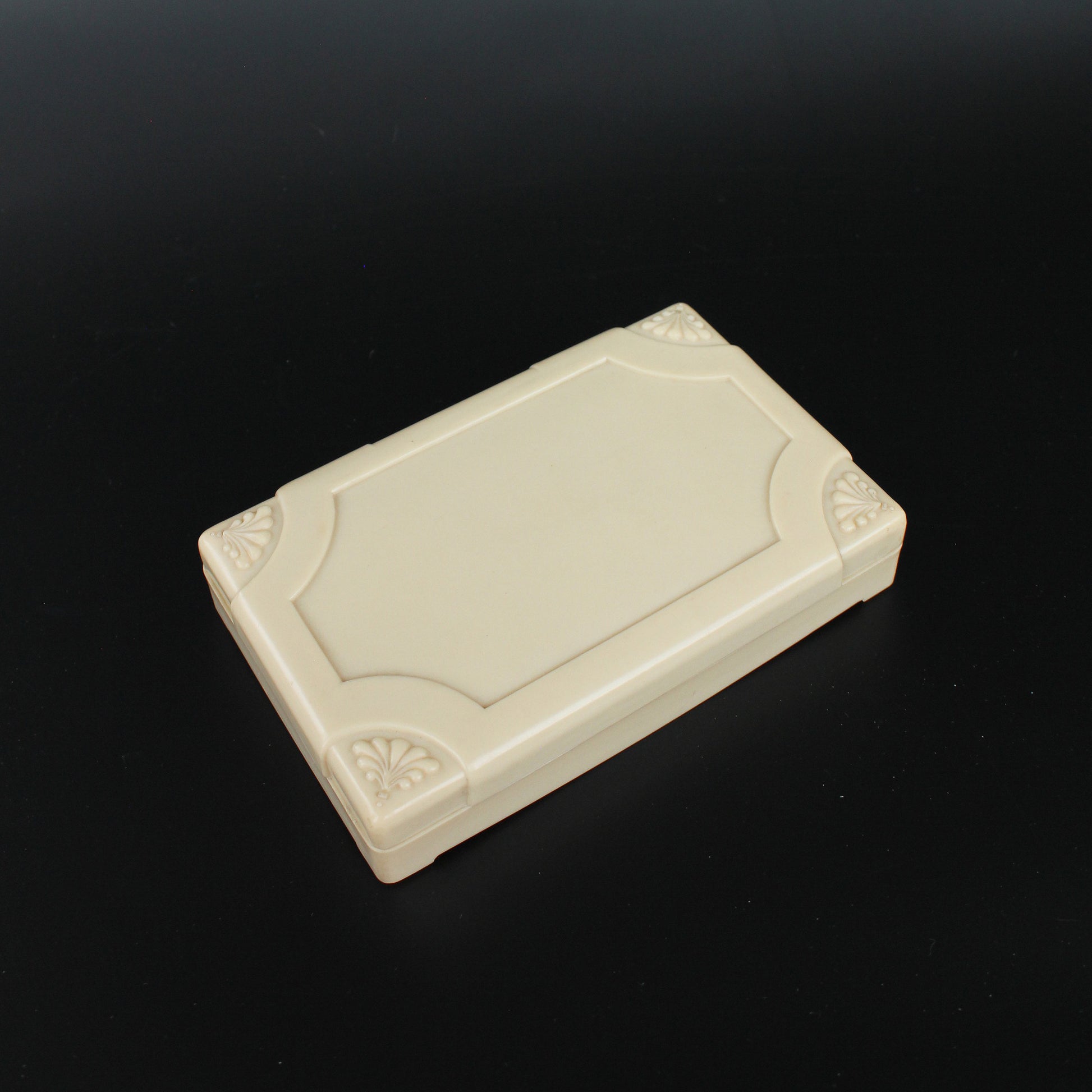 Antique 1930s Cream Bakerlite Art Deco Jewellery Box