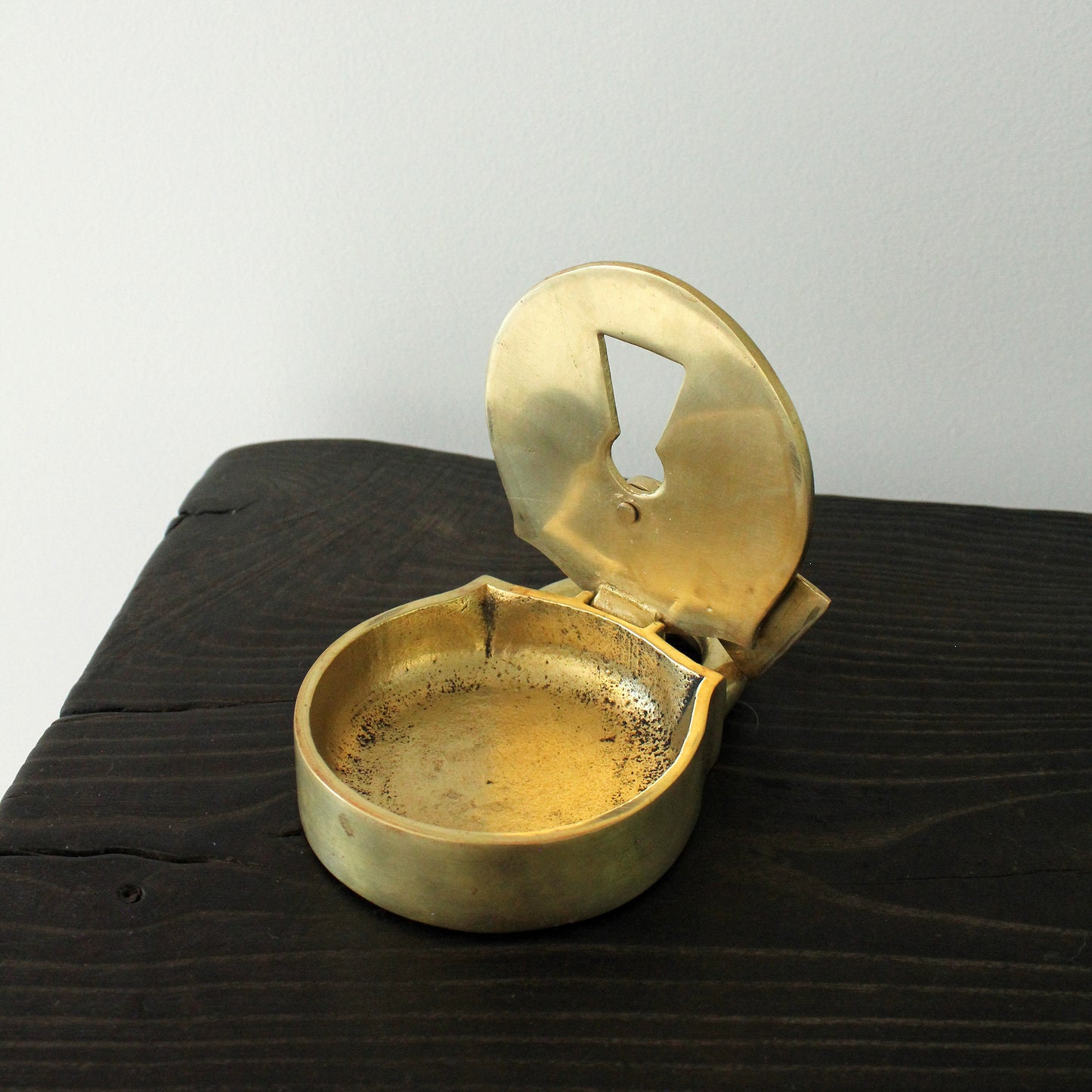Heavy Brass Padlock Box