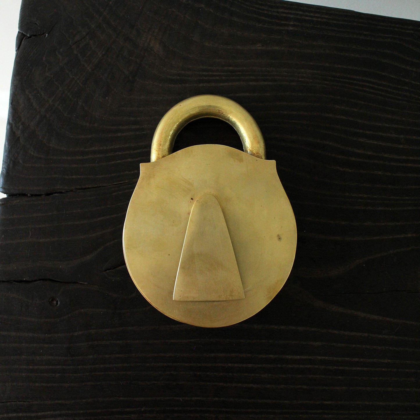 Heavy Brass Padlock Box