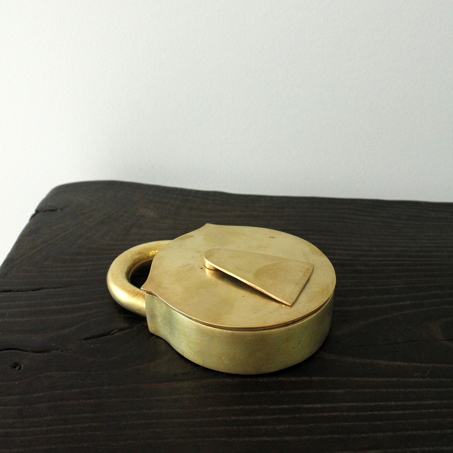 Heavy Brass Padlock Box