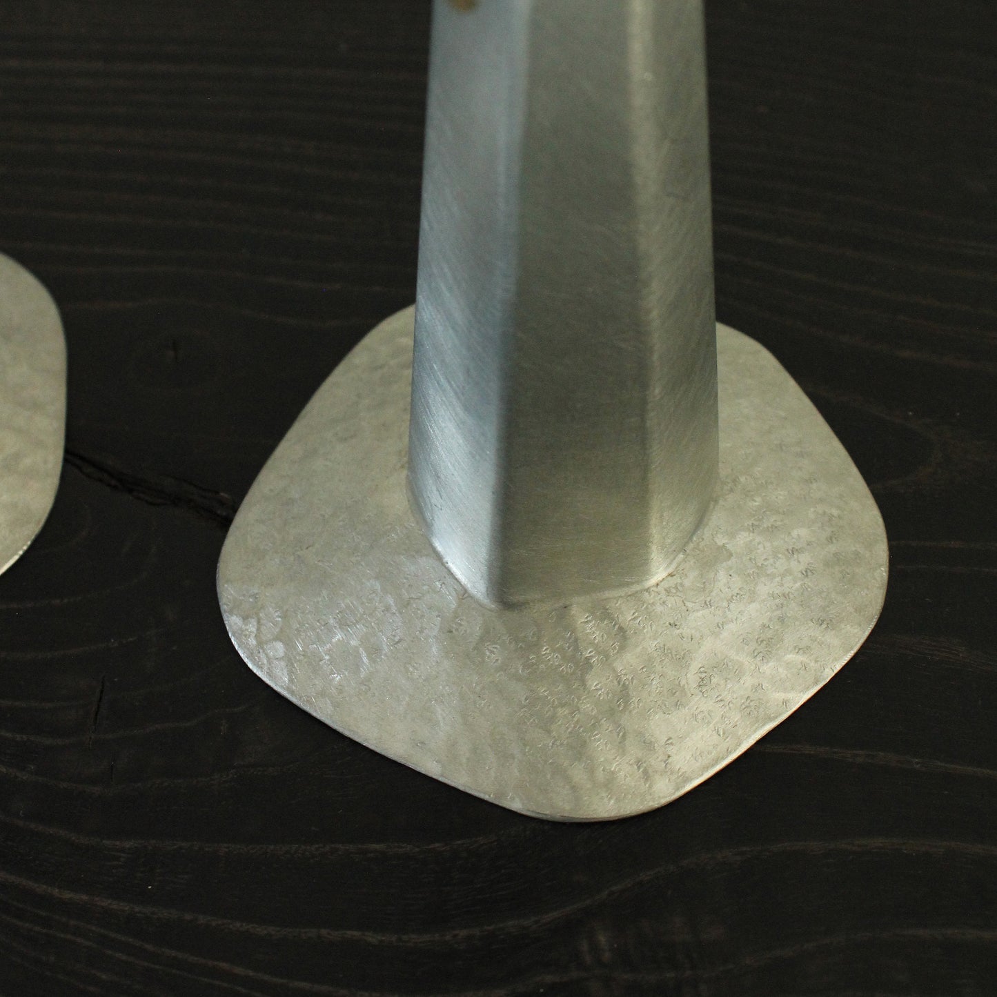 Beaded Aluminium Studio Candle Sticks
