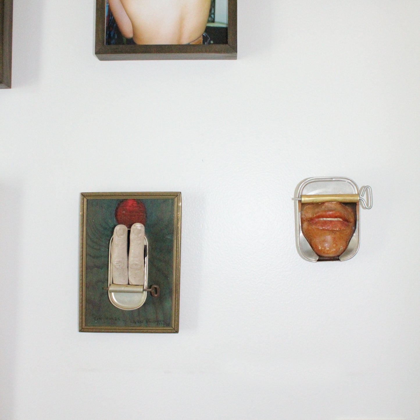 Sardine Can Two Fingered Salute Sculpture- Juan Nickford 1971