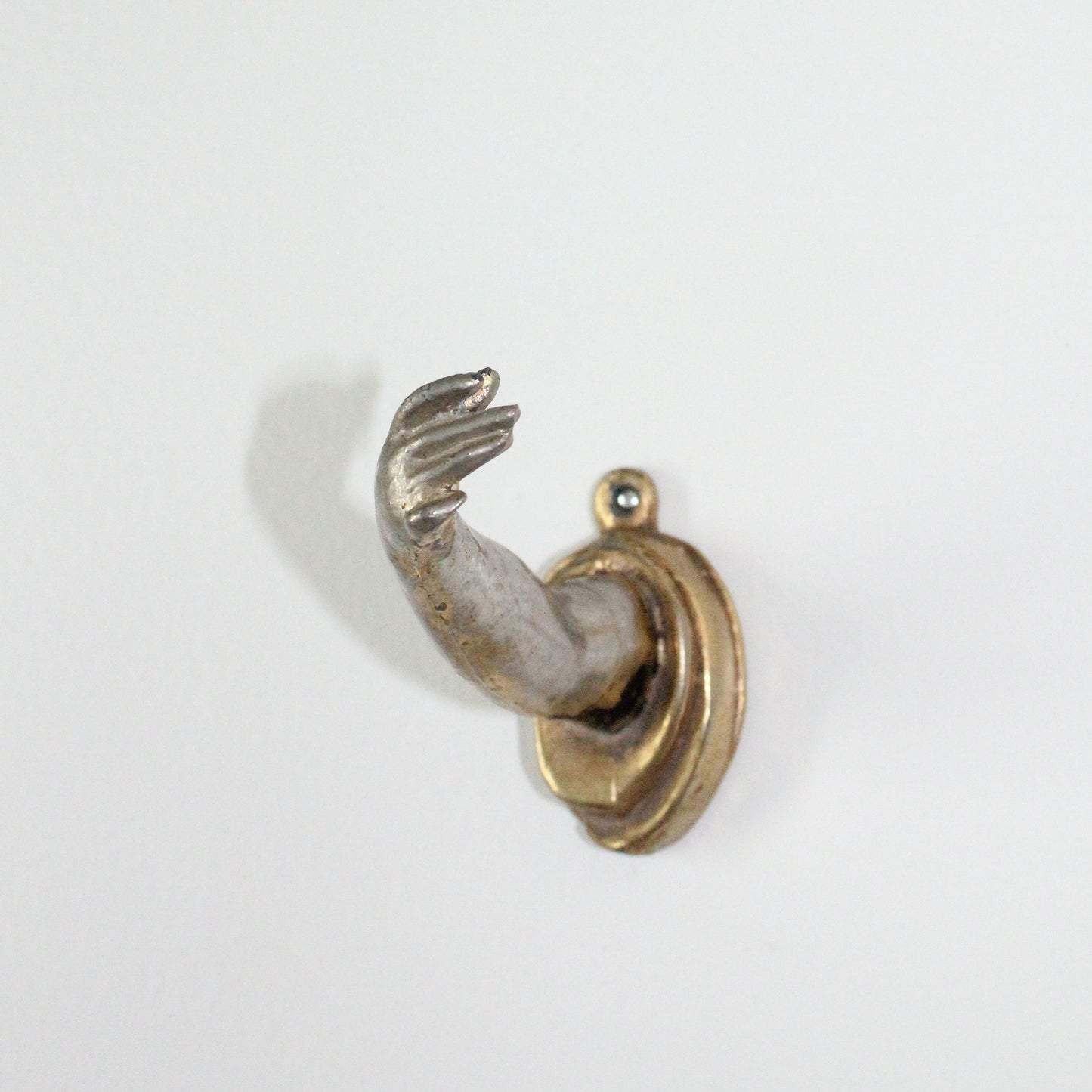 Cast Brass Outstretched Arm Hook