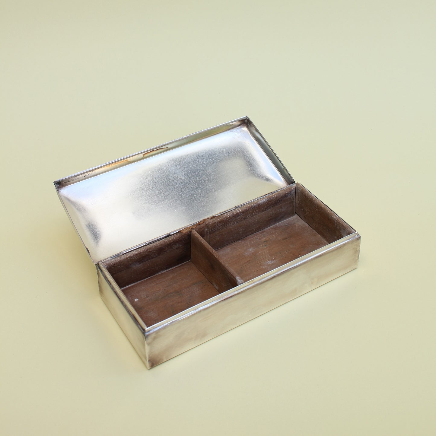 20th Century Silver Plate Cigarette Box