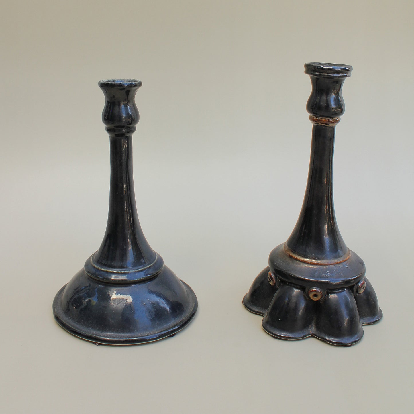 1991 Studio Ceramic Candle Sticks