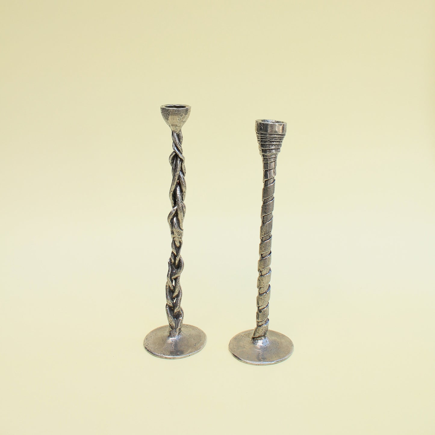 Studio Twisted & Braided Cast Candlesticks