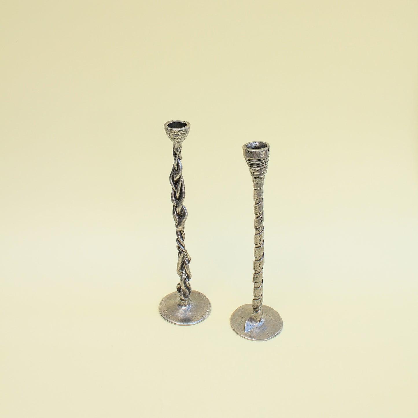 Studio Twisted & Braided Cast Candlesticks