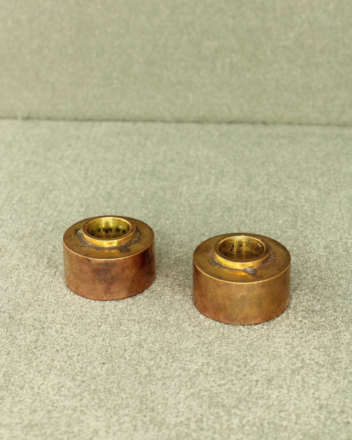 Copper Taper Candle Holders