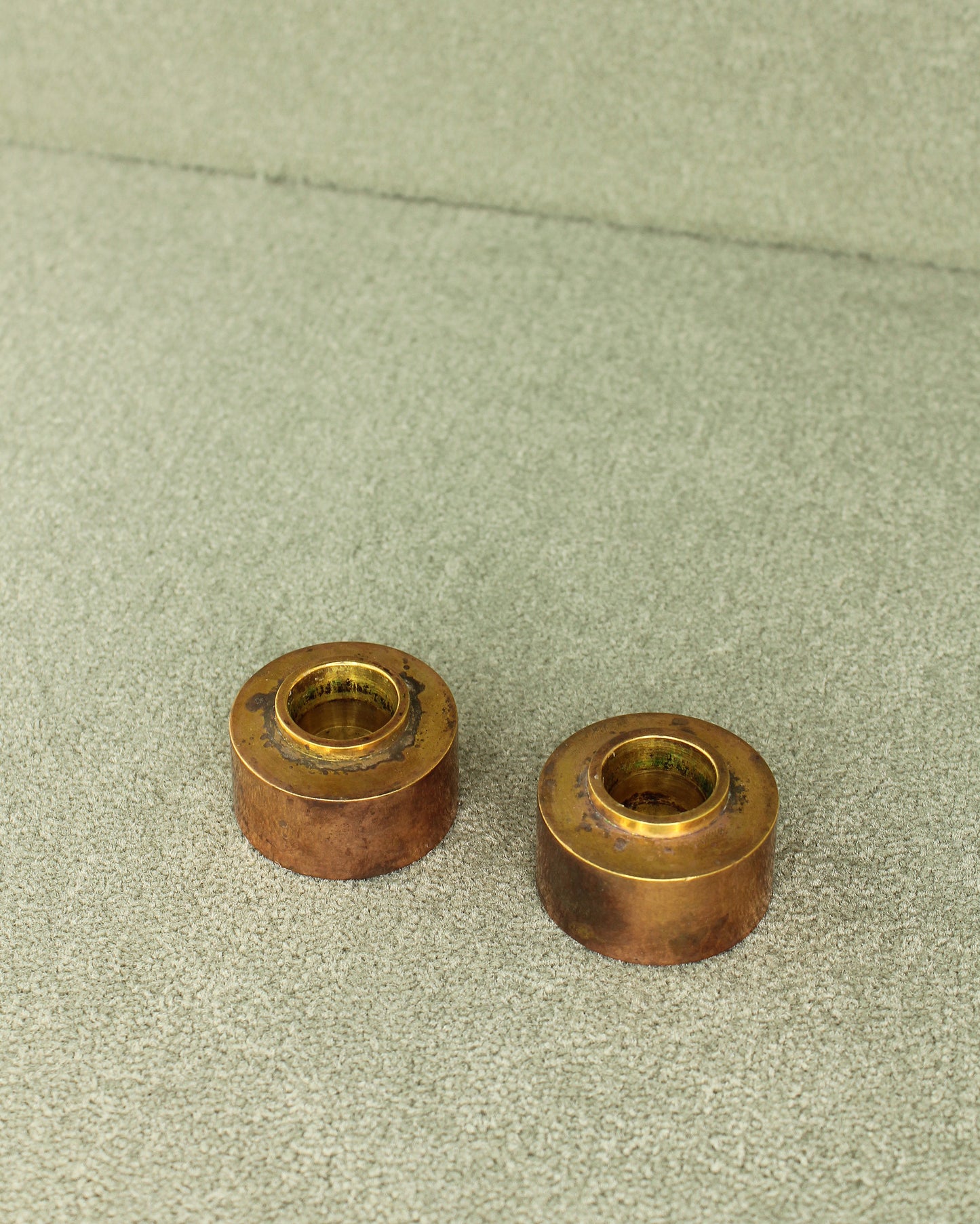 Copper Taper Candle Holders