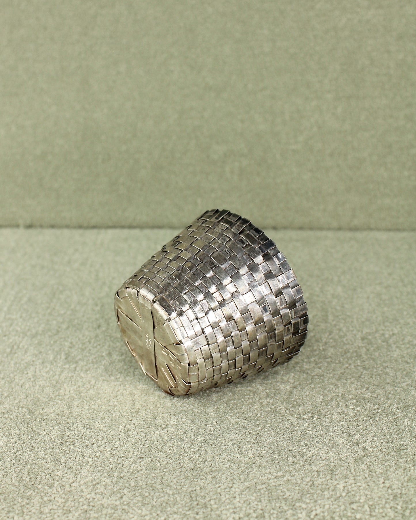 Tiny Woven Basket Vessel