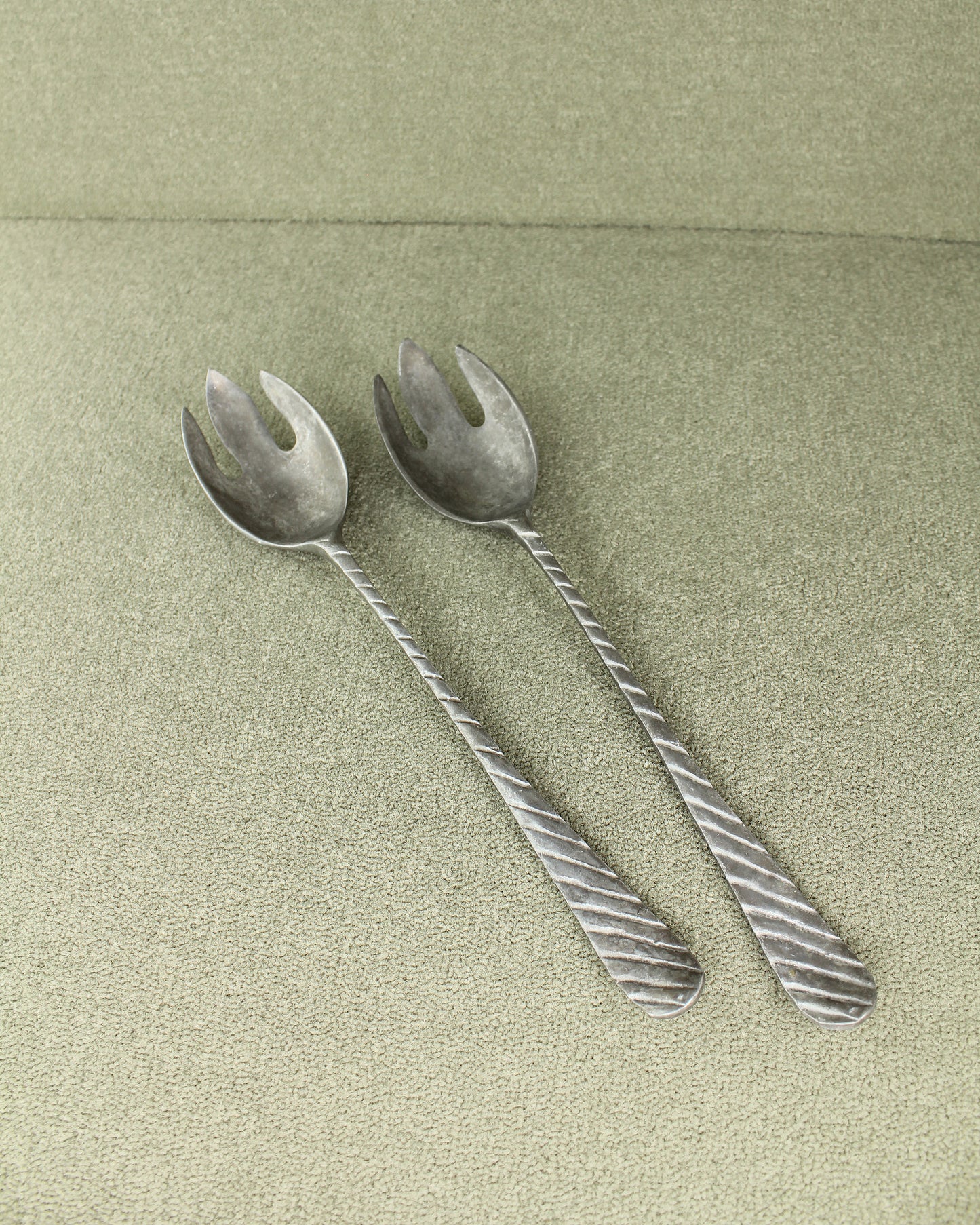 Striped Salad Servers