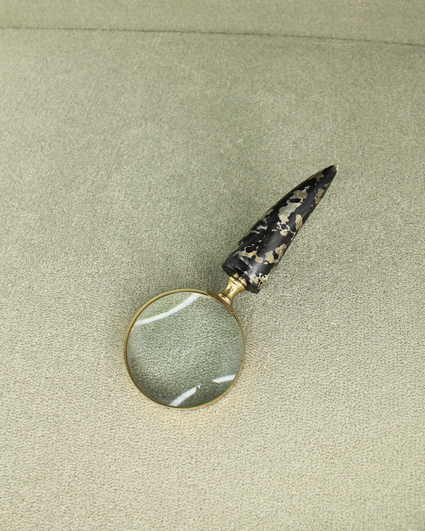 Horn & Brass Maginifying Glass