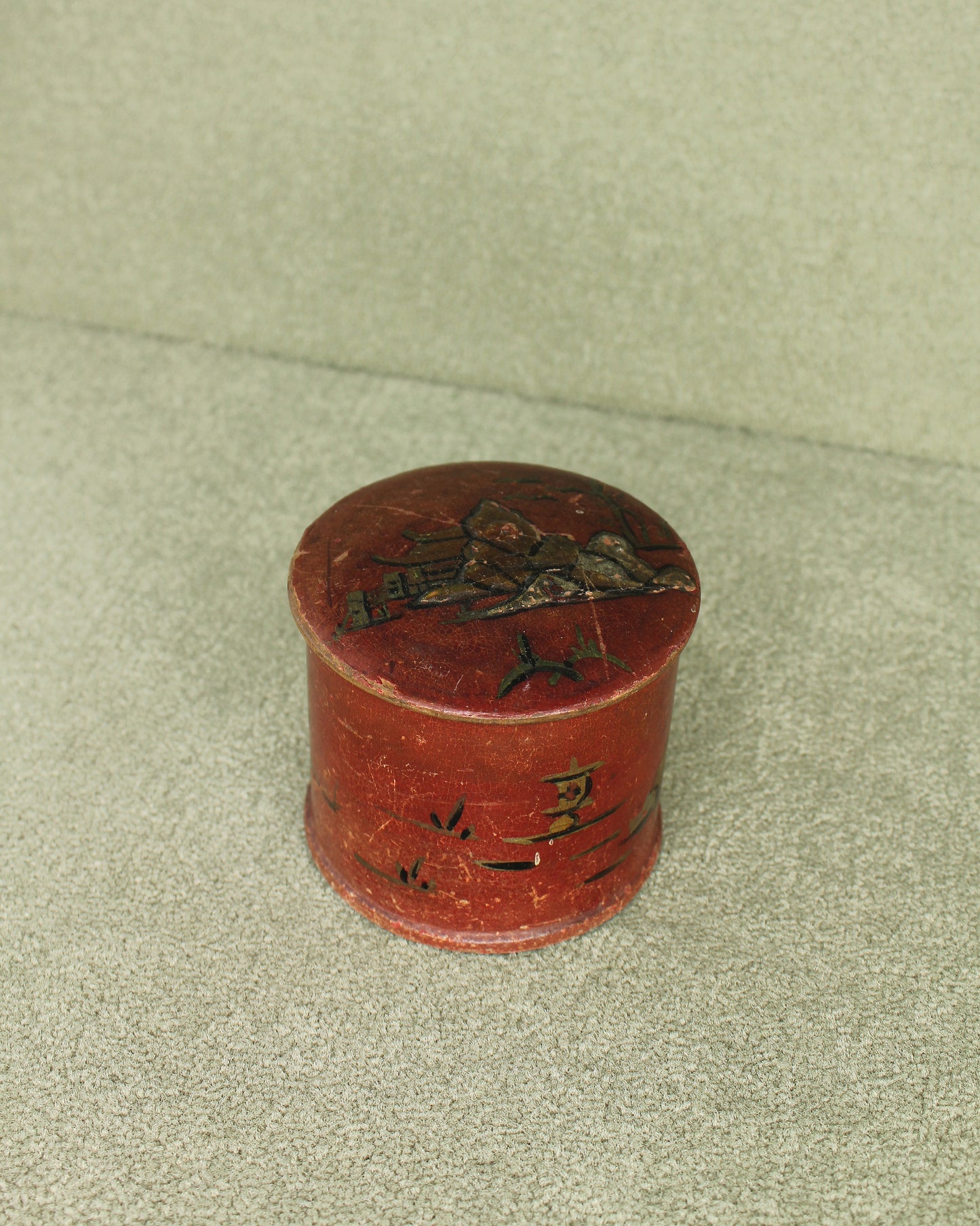 19th Century English Chinoiserie Box