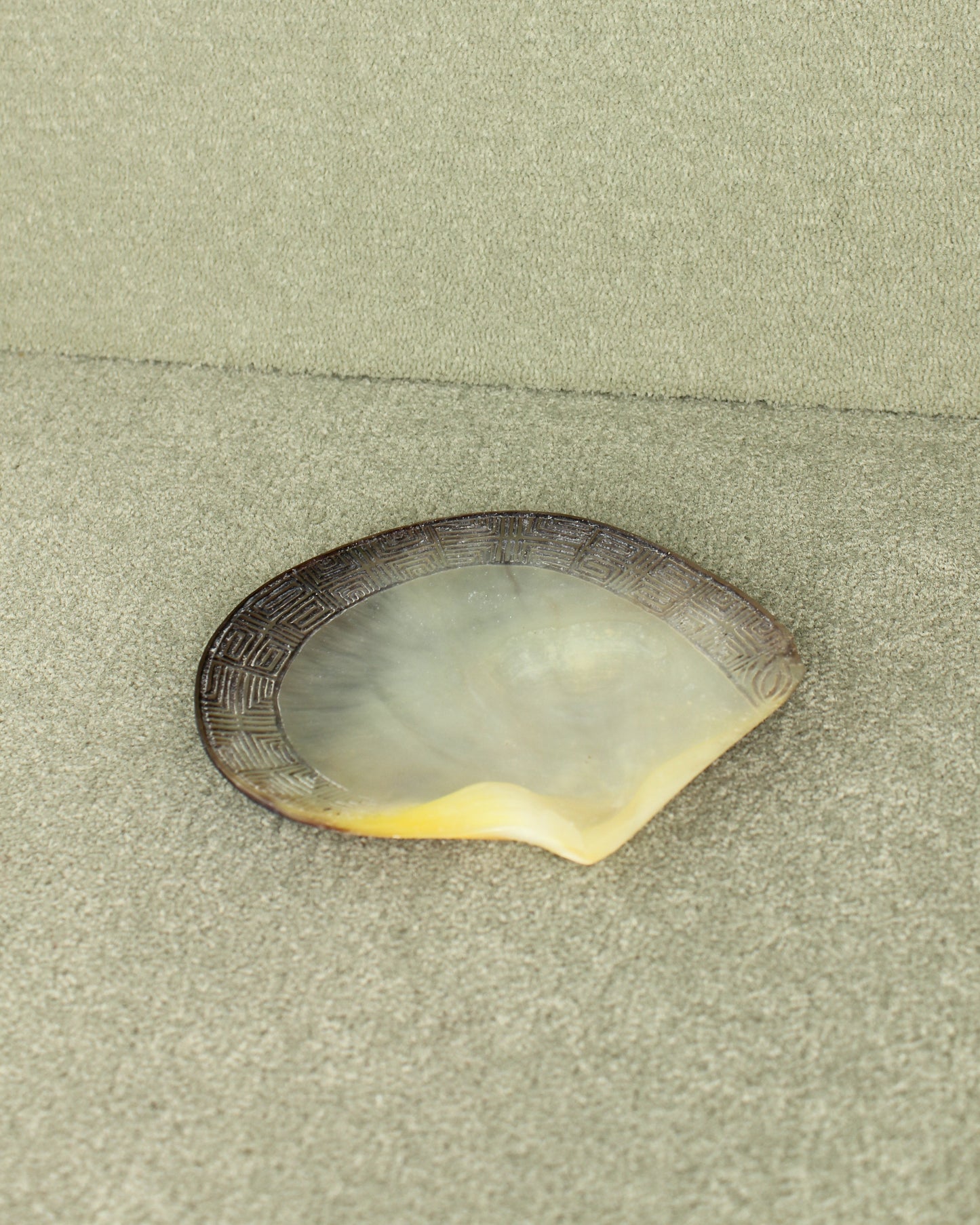 Art Deco Engraved Caviar Dish