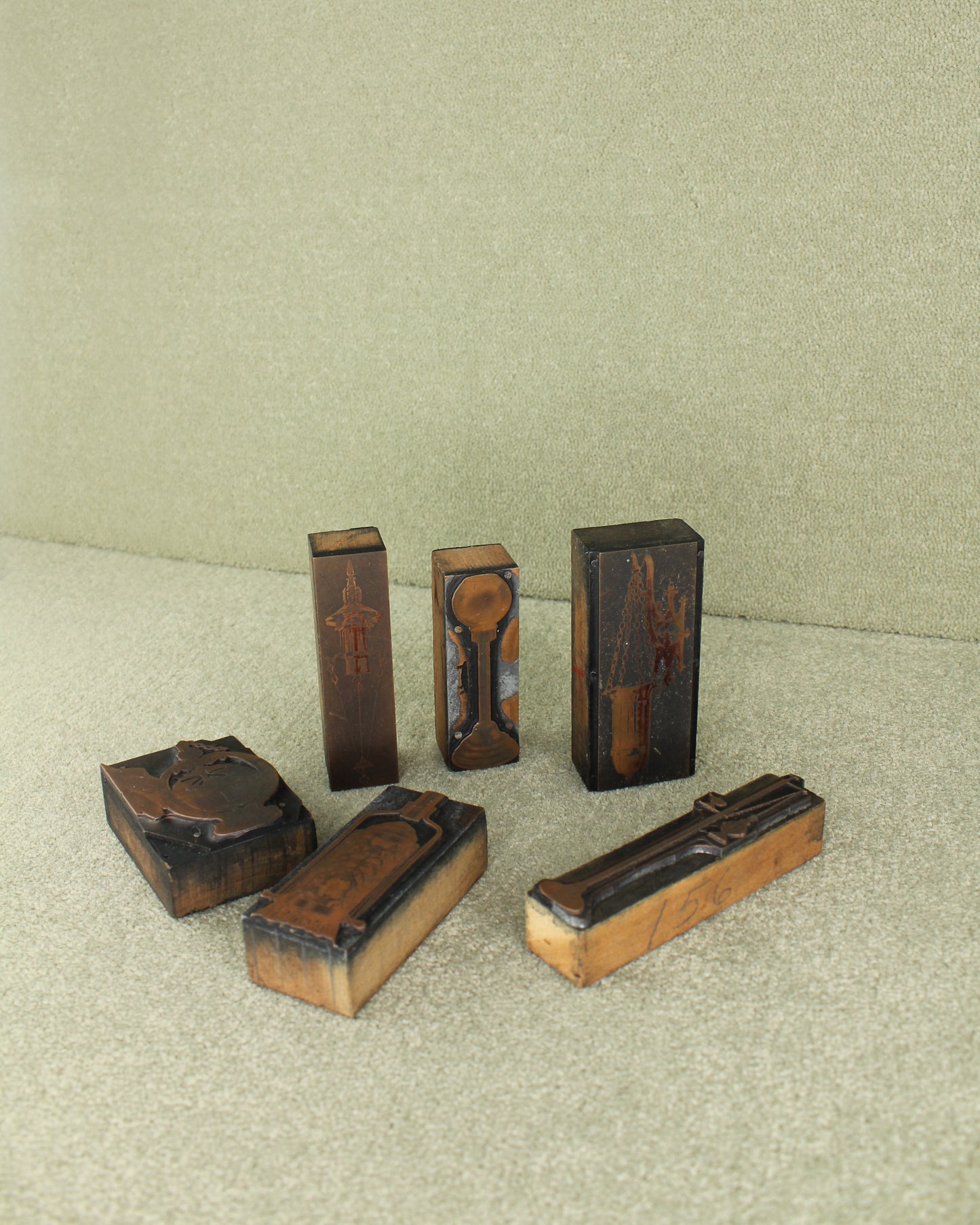 Religious Lantern & Lights Copper Printing Blocks