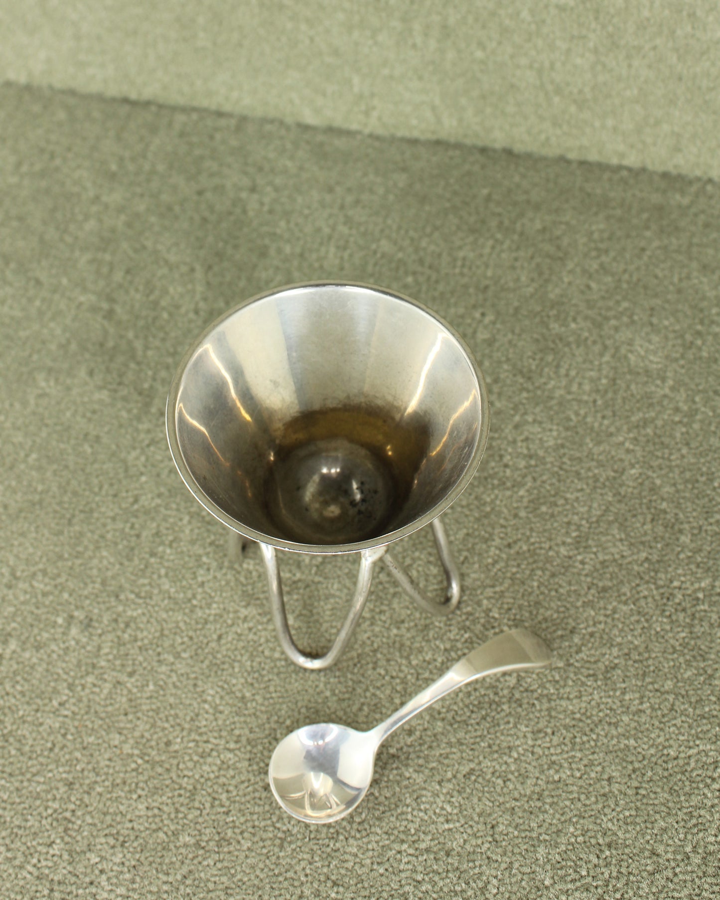 Conical 20th Century Sugar Bowl On Legs