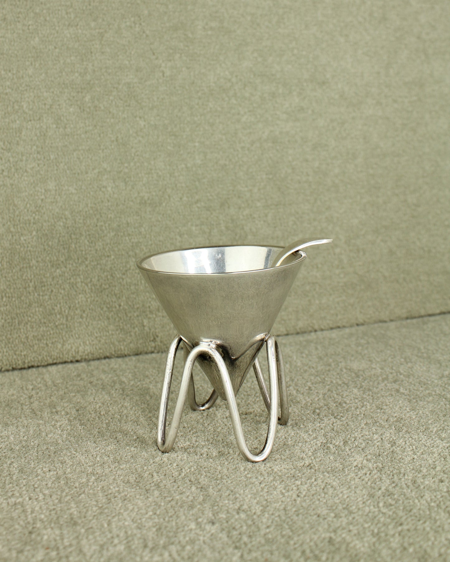 Conical 20th Century Sugar Bowl On Legs