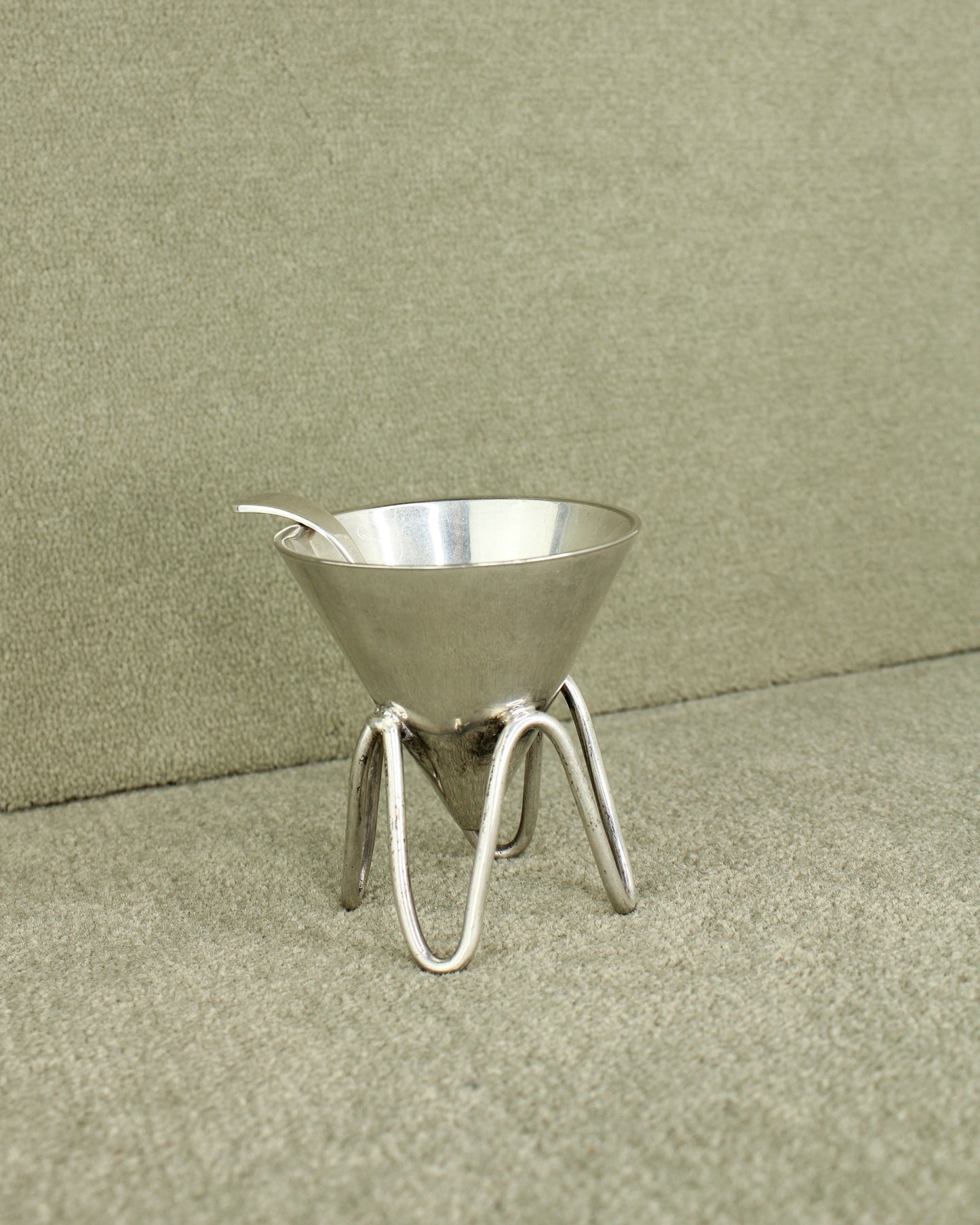 Conical 20th Century Sugar Bowl On Legs