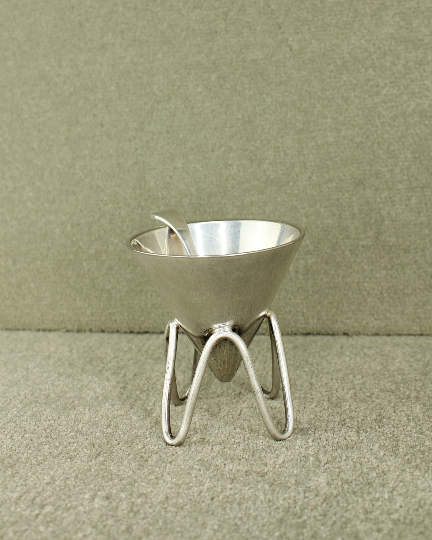 Conical 20th Century Sugar Bowl On Legs