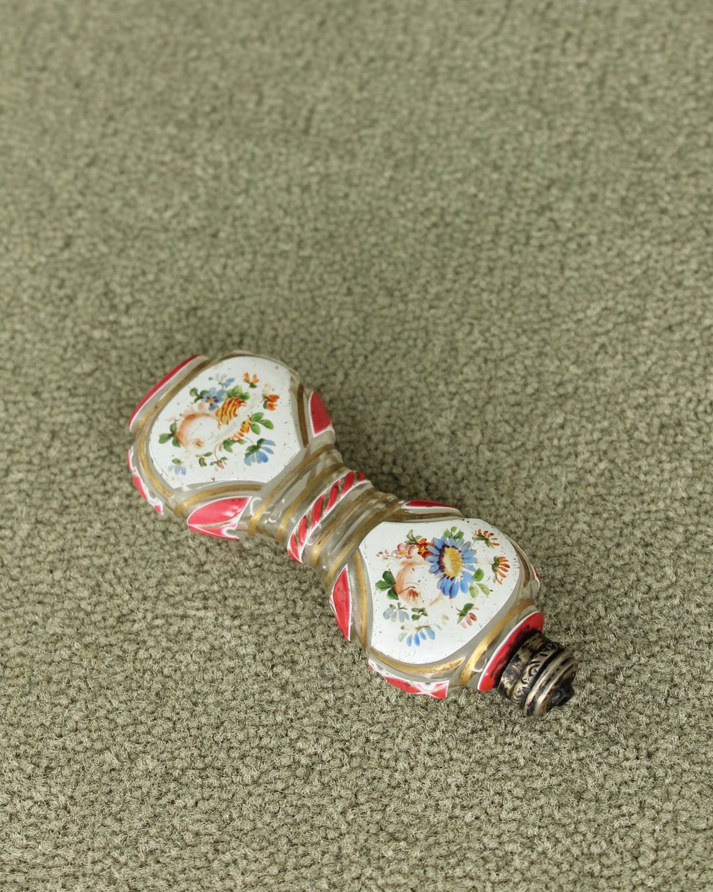 Mid 1800s Bohemian Perfume Bottle