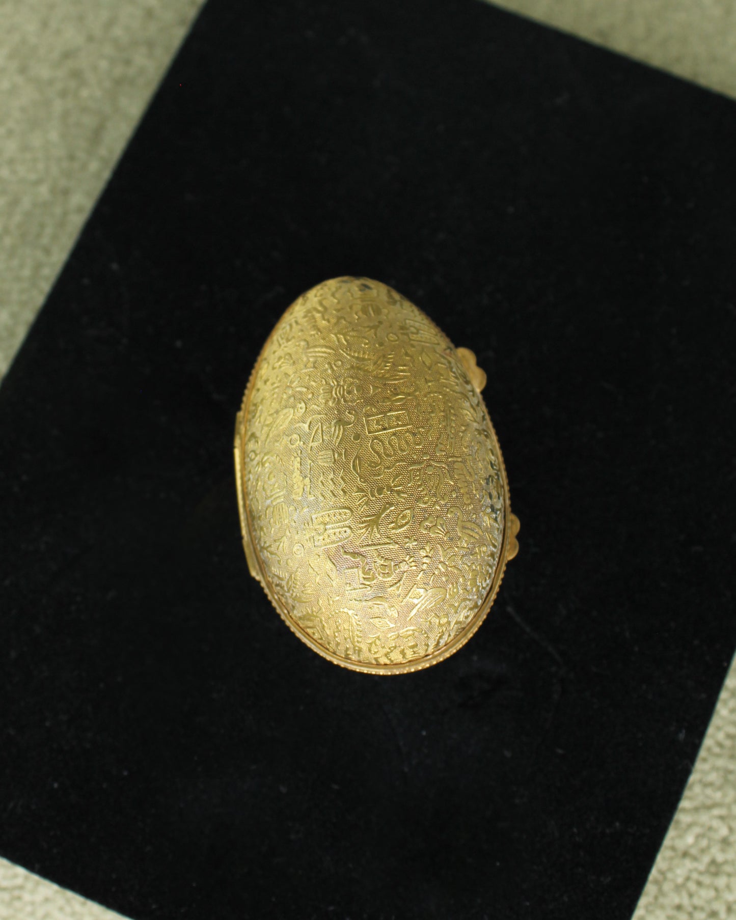 Gilt Egyptian Revival Egg C.1900