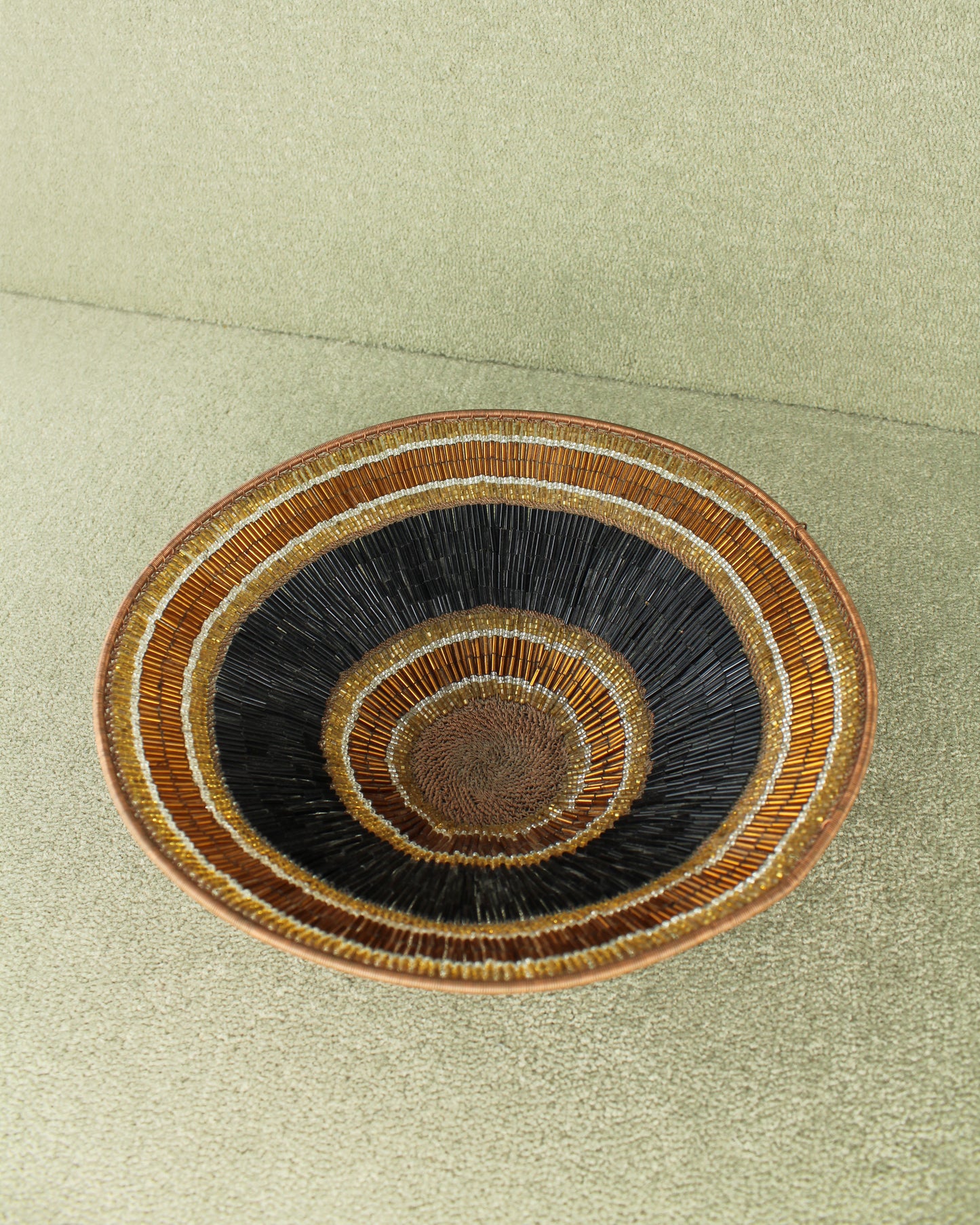 Beaded Copper Vessel