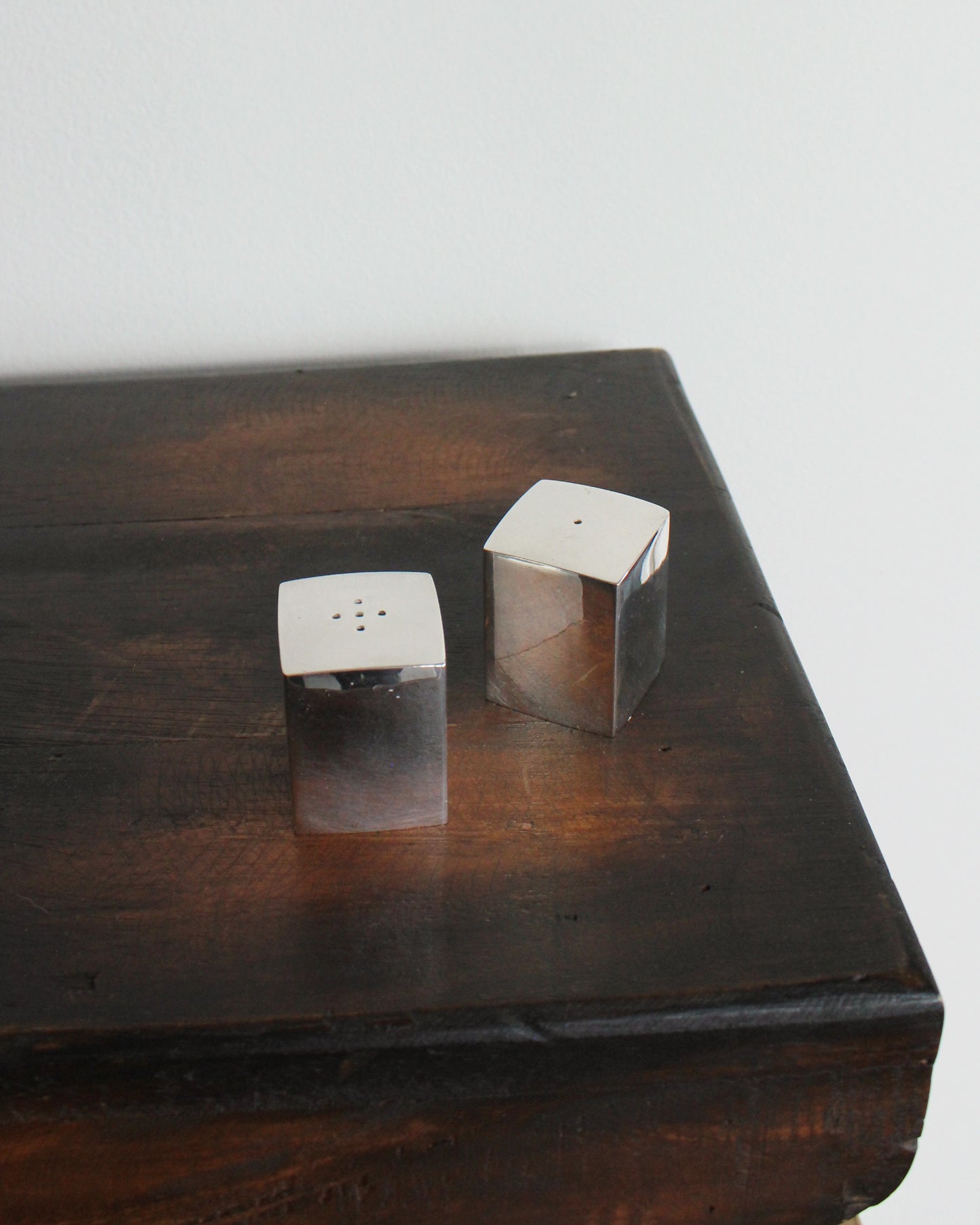 Chrome Salt & Pepper Shakers