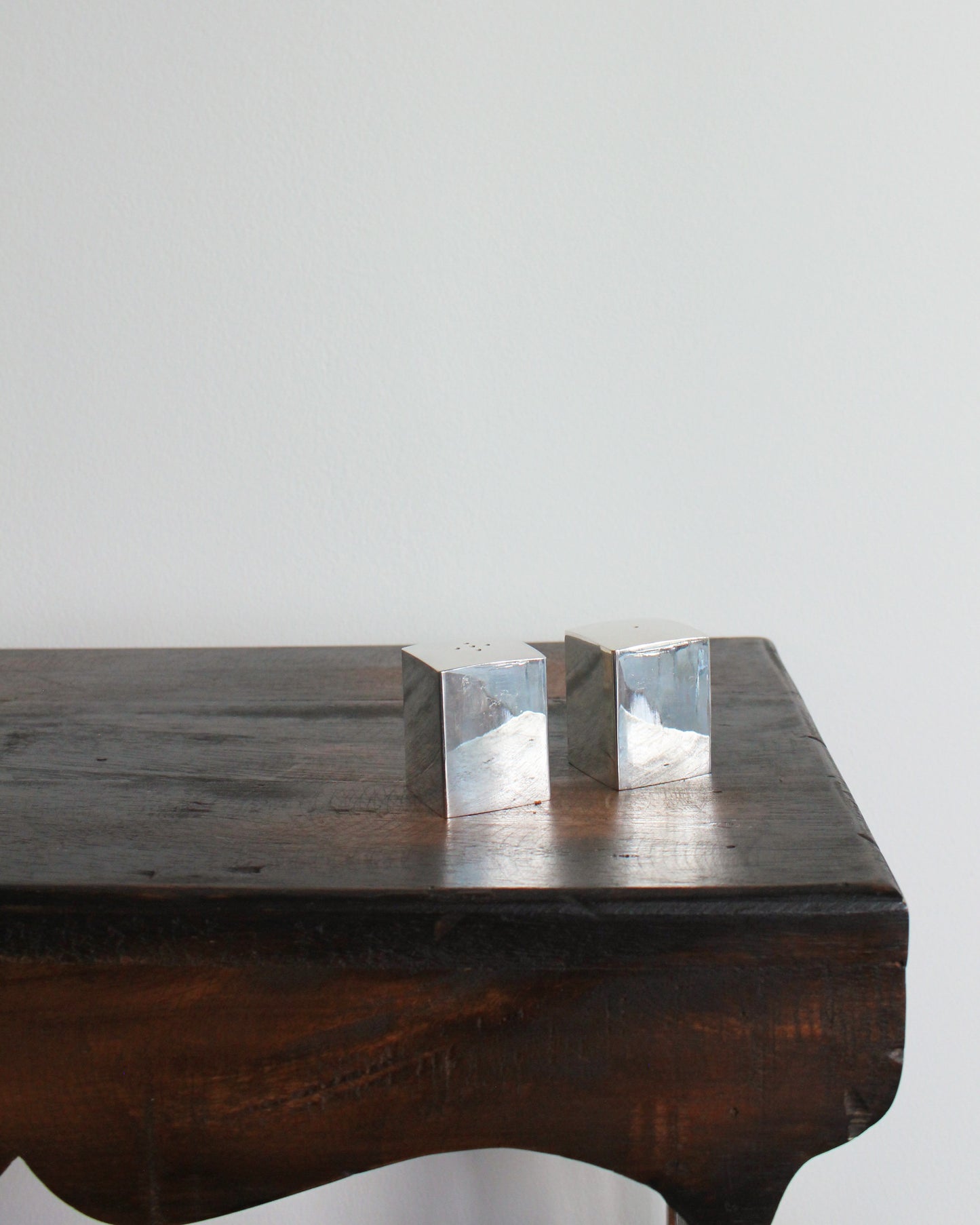 Chrome Salt & Pepper Shakers