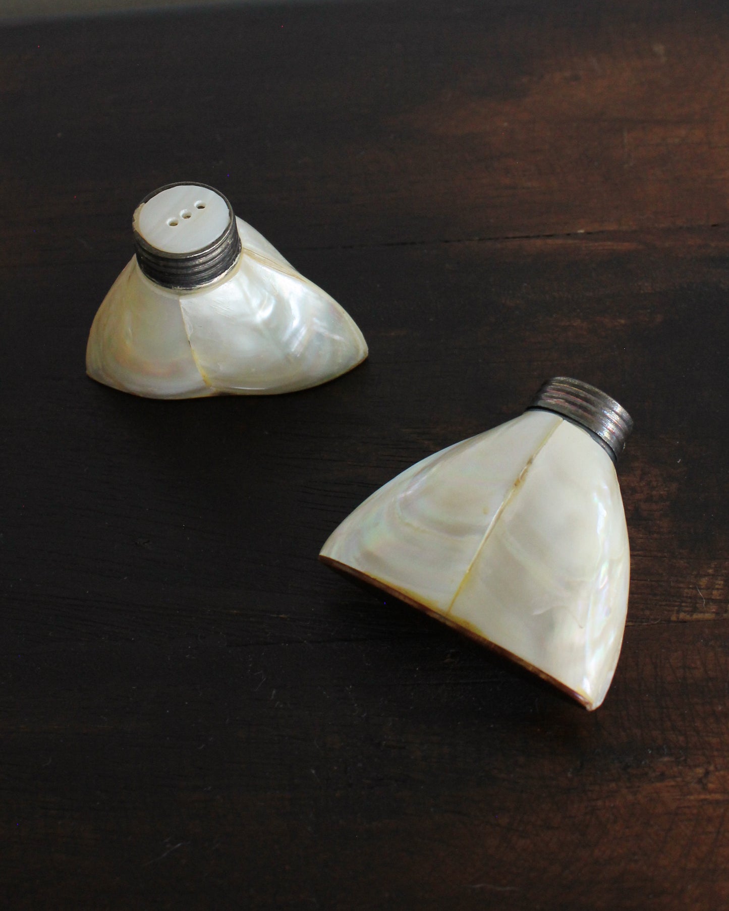 Mother of Pearl Salt & Pepper Shakers