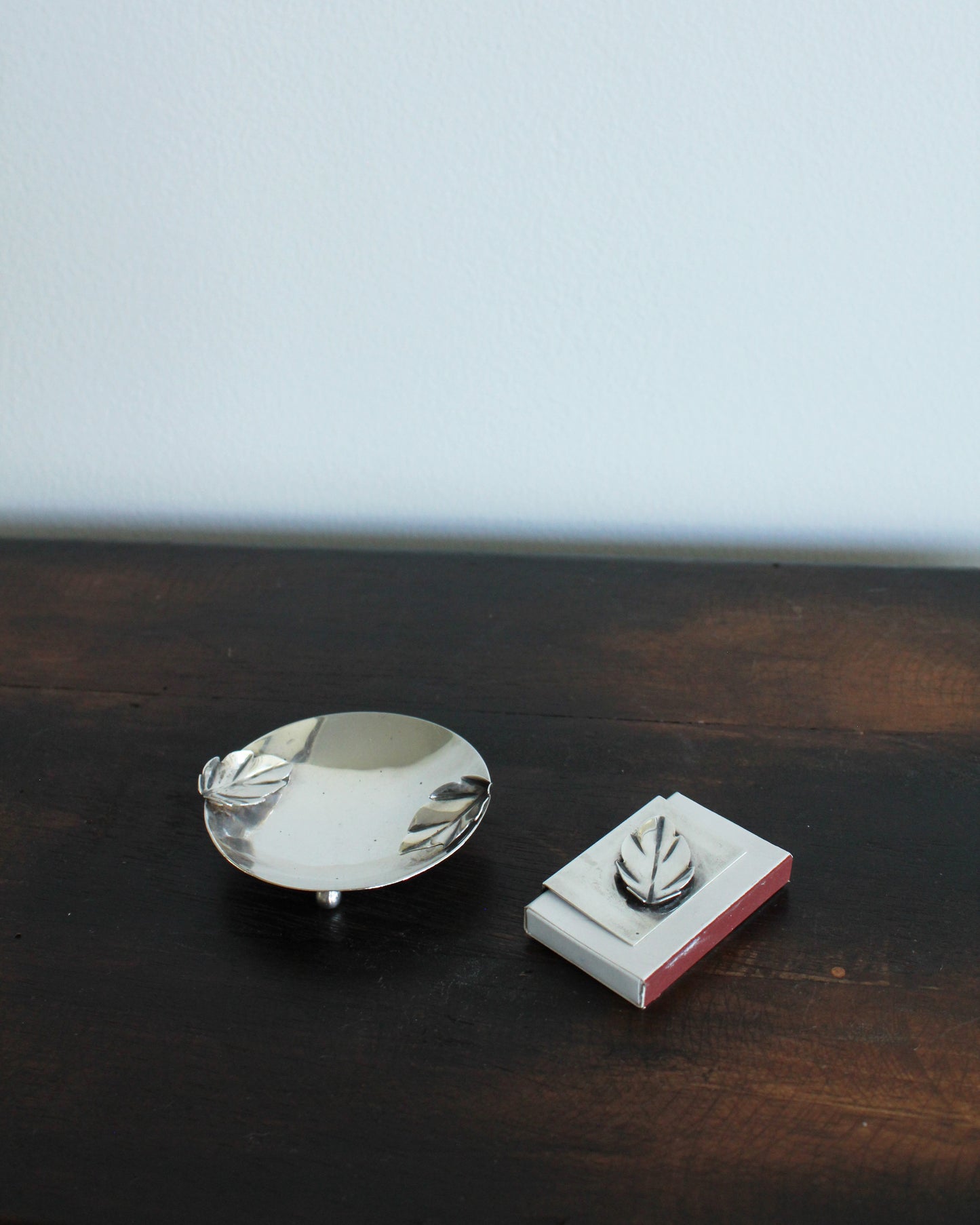 Sterling Silver Personal Ashtray & Matchbox Cover