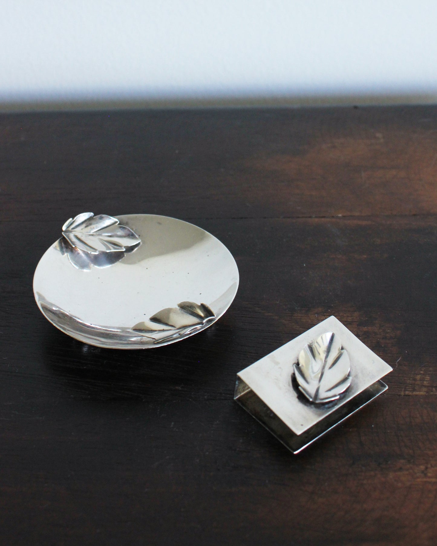Sterling Silver Personal Ashtray & Matchbox Cover