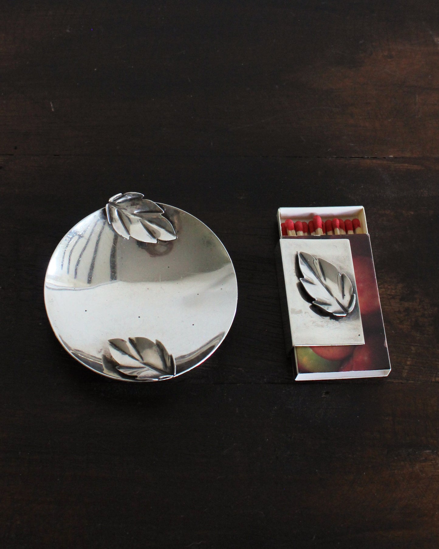 Sterling Silver Personal Ashtray & Matchbox Cover