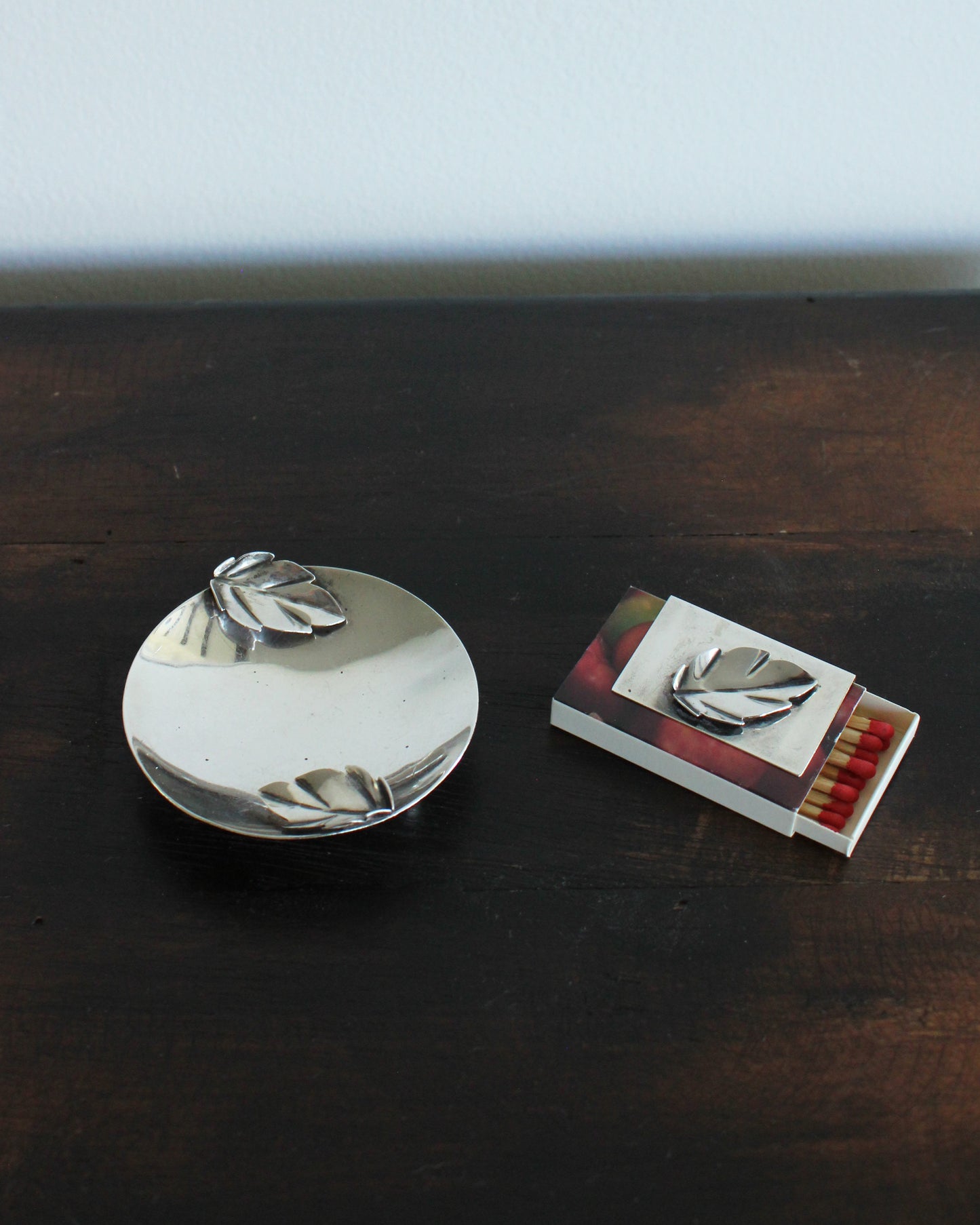 Sterling Silver Personal Ashtray & Matchbox Cover