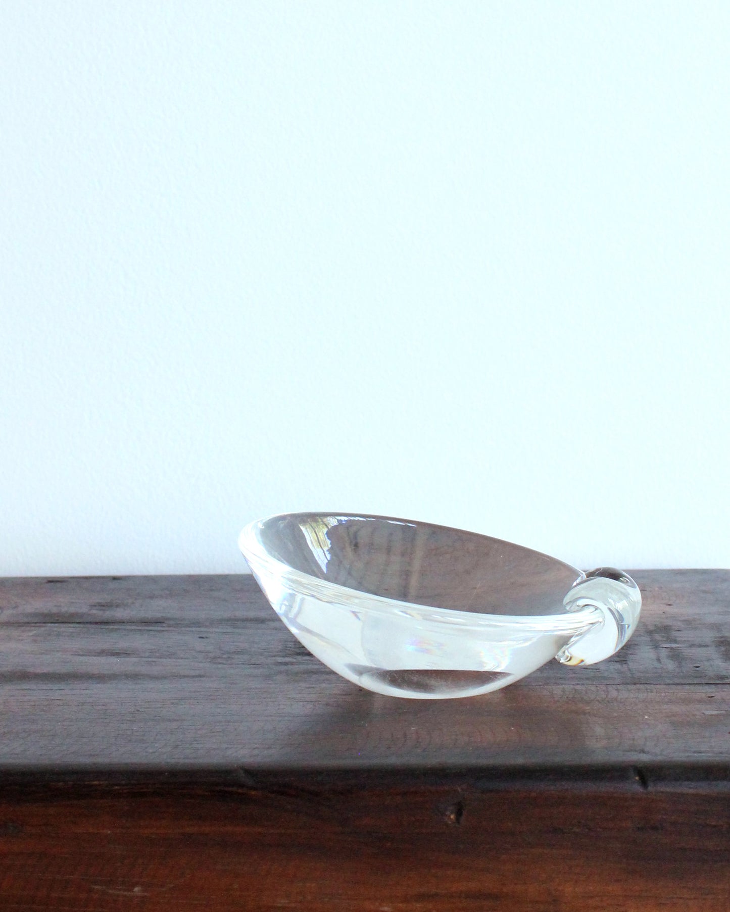 Snail Scroll Sloping Crystal Bowl